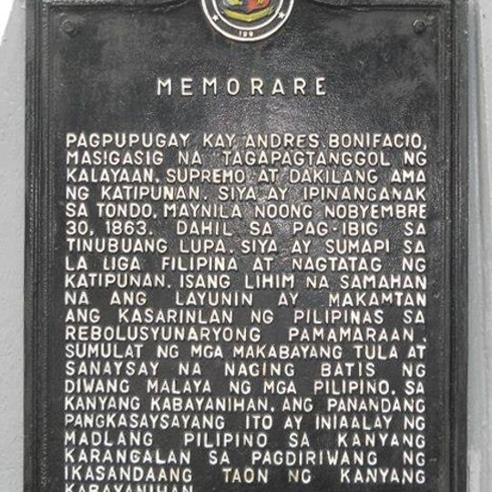 Memorare historical marker