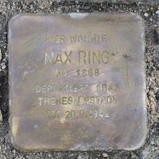 Stolperstein en memoria de Max Ring