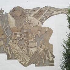 Sgraffito Weltraumflug