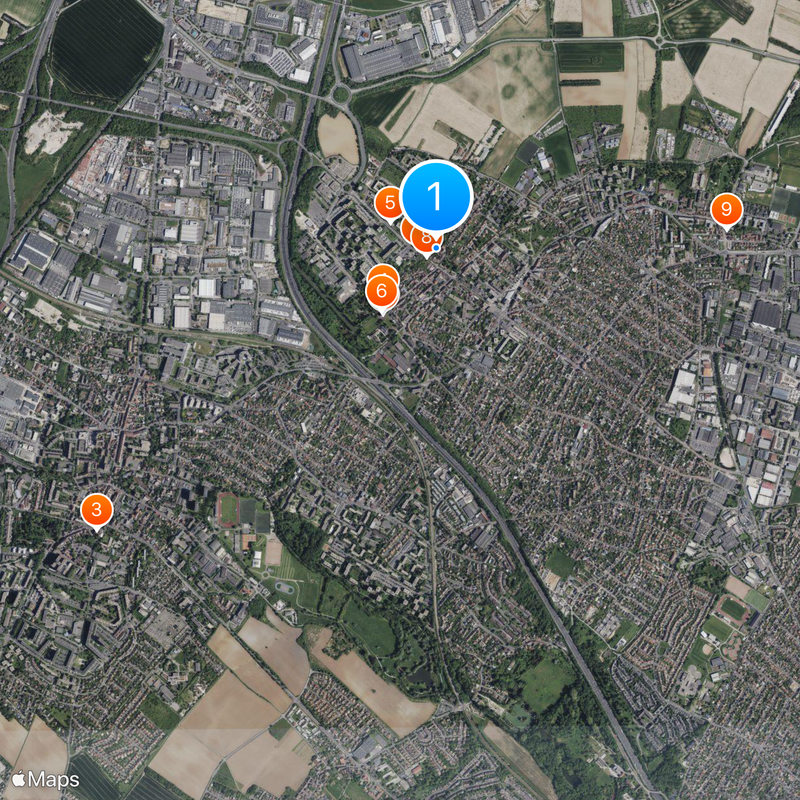 Chilly-Mazarin Mappa