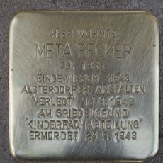 Stolperstein en memoria de Meta Becker