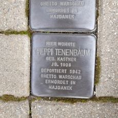 Stolperstein en memoria de Peppi Tenenbaum