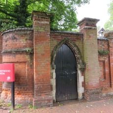 South Boundary Wall To Honeywood Lodge And Gateways
