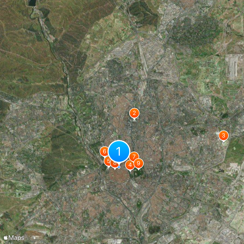 Madrid Map