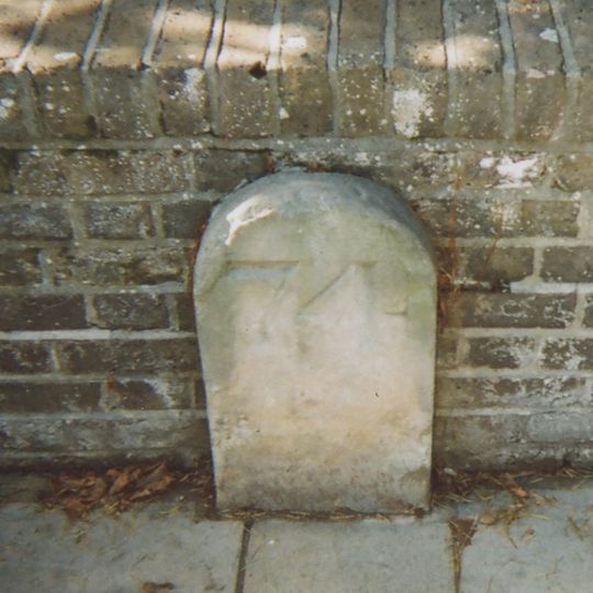 Milestone, High Street, by St George's church