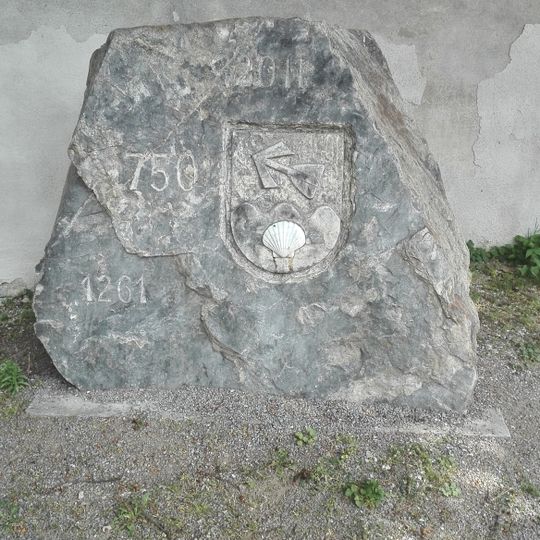 Pamětní kámen 750 let obce Boršov nad Vltavou