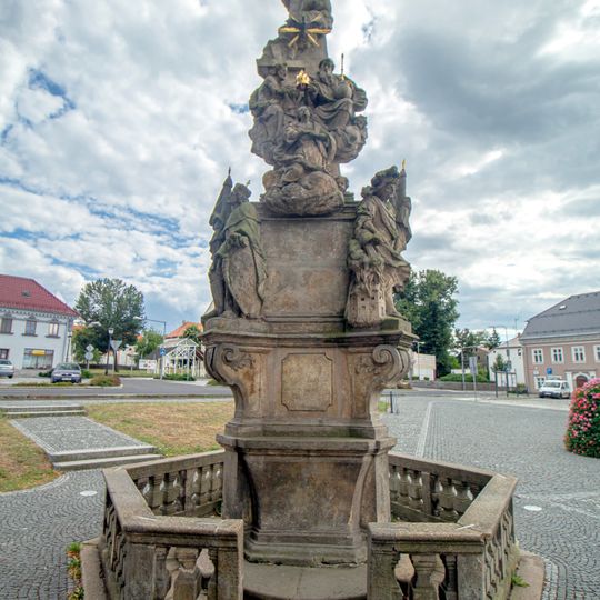 Plague column in Šluknov