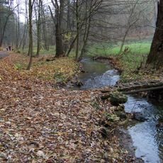 Lávka přes Šárecký potok k usedlosti U Vizerky 2300/4