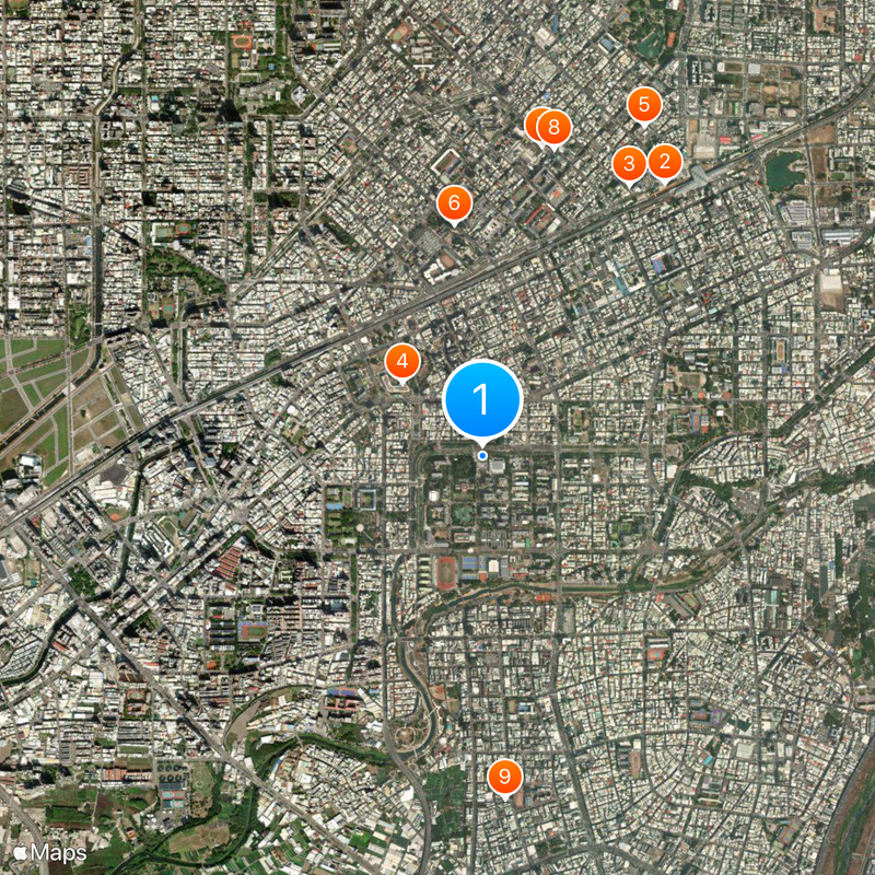 National Chung Hsing University Map