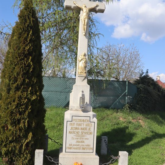 Kříž na severním okraji Malého Dešova