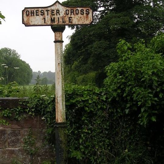 Milepost, by car sales yard