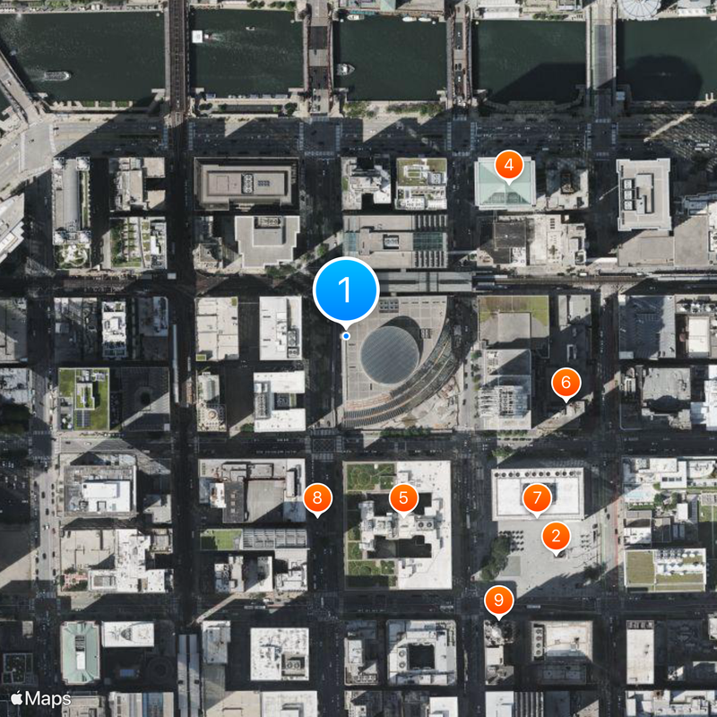 James R. Thompson Center Mappa