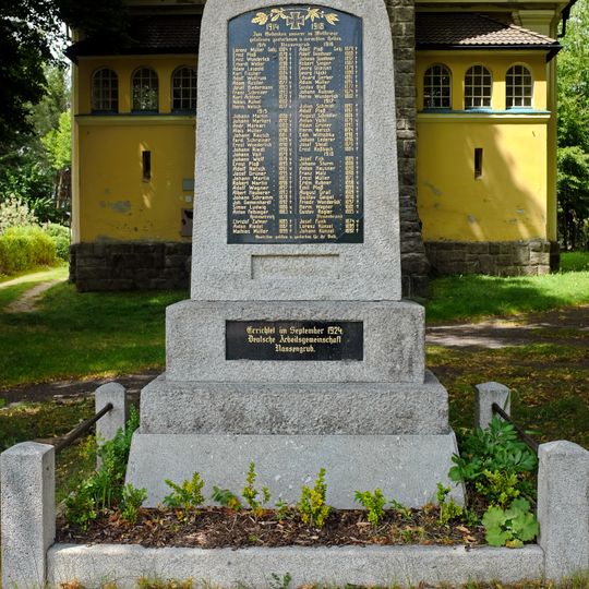 World War I memorial in Mokřiny
