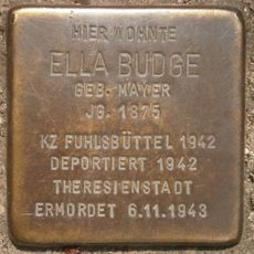 Stolperstein dedicated to Ella Budge