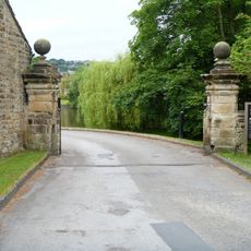 Gate Piers At Entrance To East Riddlesden Hall