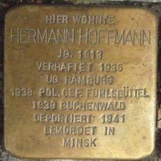 Stolperstein dedicated to Hermann Hoffmann