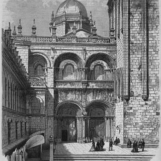 Façade Praterías (cathédrale de Santiago de Compostela)