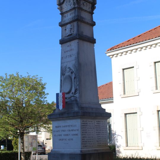 War memorial of Attignat