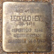 Stolperstein en memoria de Leopold Heyn