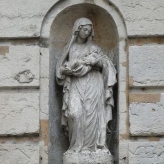 Vierge à l'Enfant rue Romarin et rue Terraille