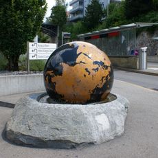 Kursaal kugel fountain