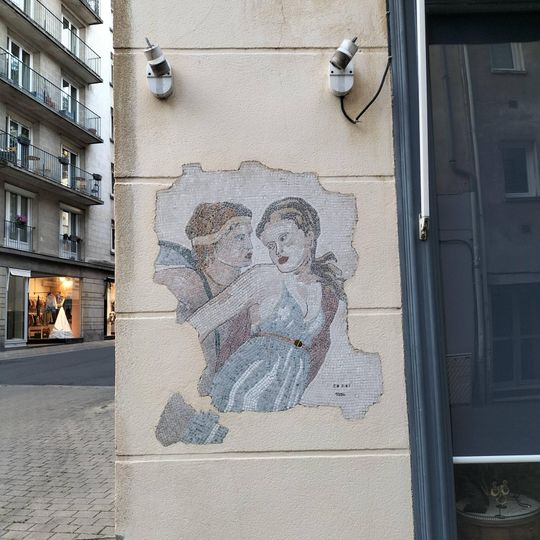 Obra de arte, baldosa