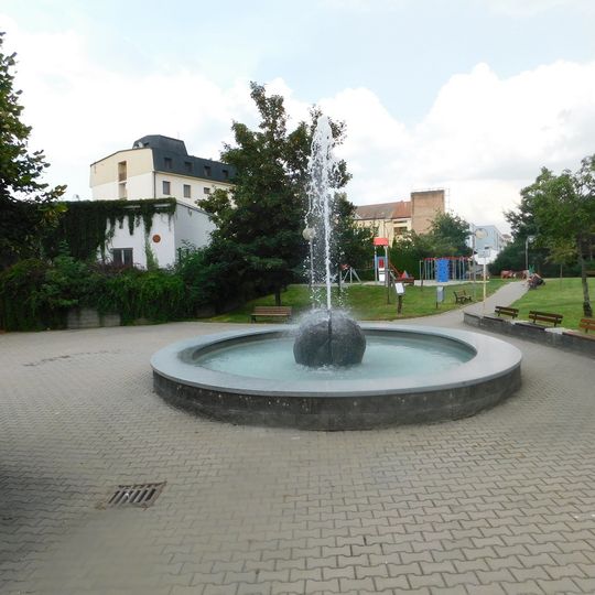 Fontána na Bastionu v Uherském Hradišti