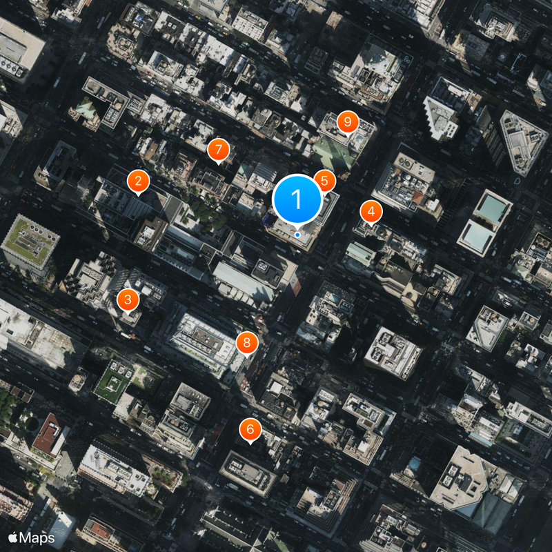 University Club of New York Mappa