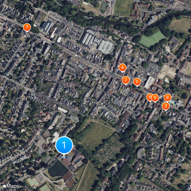 Berkhamsted School Map