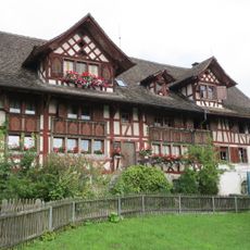 Three-part timber-framed house on Bühl (1717)