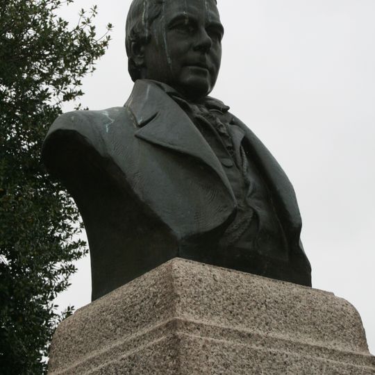 Bust Of Sir Walter Scott, Bank Street, Galashiels