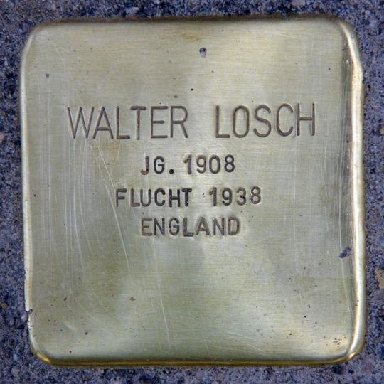 Stolperstein dedicated to Walter Losch