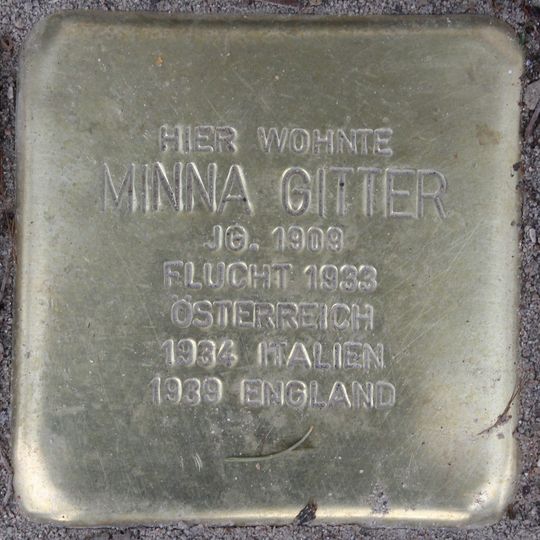 Stolperstein für Minna Gitter