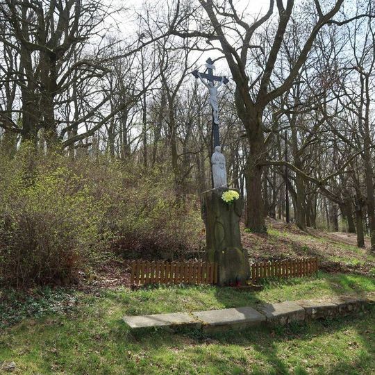 Kříž u cesty z Příbrami na Svatou Horu