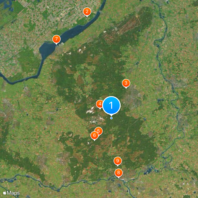 Veluwe Mapa