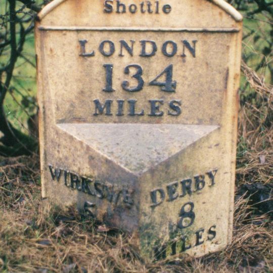 Milepost 200 Metres South East Of The Wirksworth And Ashbourne Road Crossroads