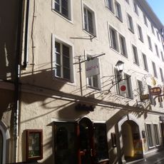 Reutterhaus, Lambergerhof und Teil der Stadtmauer