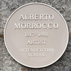 Commemorative plaque to Alberto Morrocco