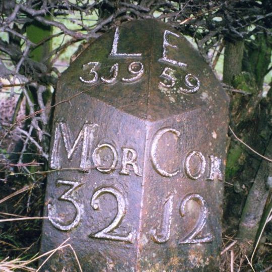 Milepost Circa Half A Mile East Of Humbleton Buildings