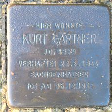 Stolperstein für Kurt Gärtner