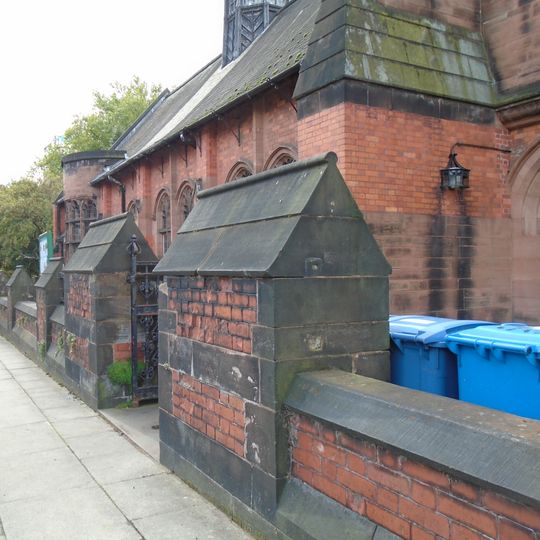 Ullet Road Unitarian church walls and gates
