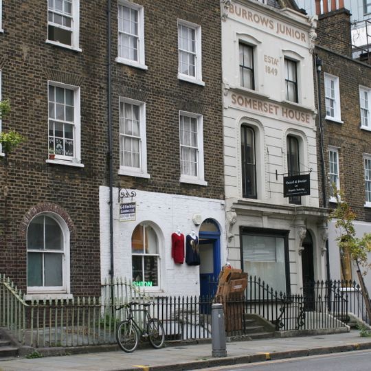 10-16 New Road and attached railings