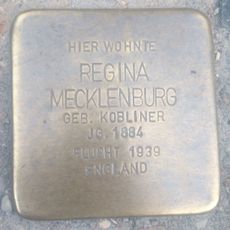 Stolperstein en memoria de Regina Mecklenburg