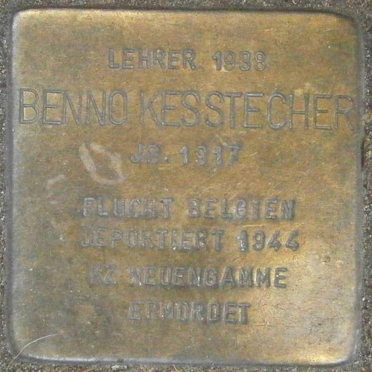 Stolperstein em memória de Benno Kesstecher