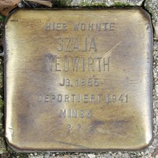 Stolperstein à la mémoire de Szaja Neuwirth