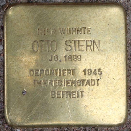 Stolperstein für Otto Stern