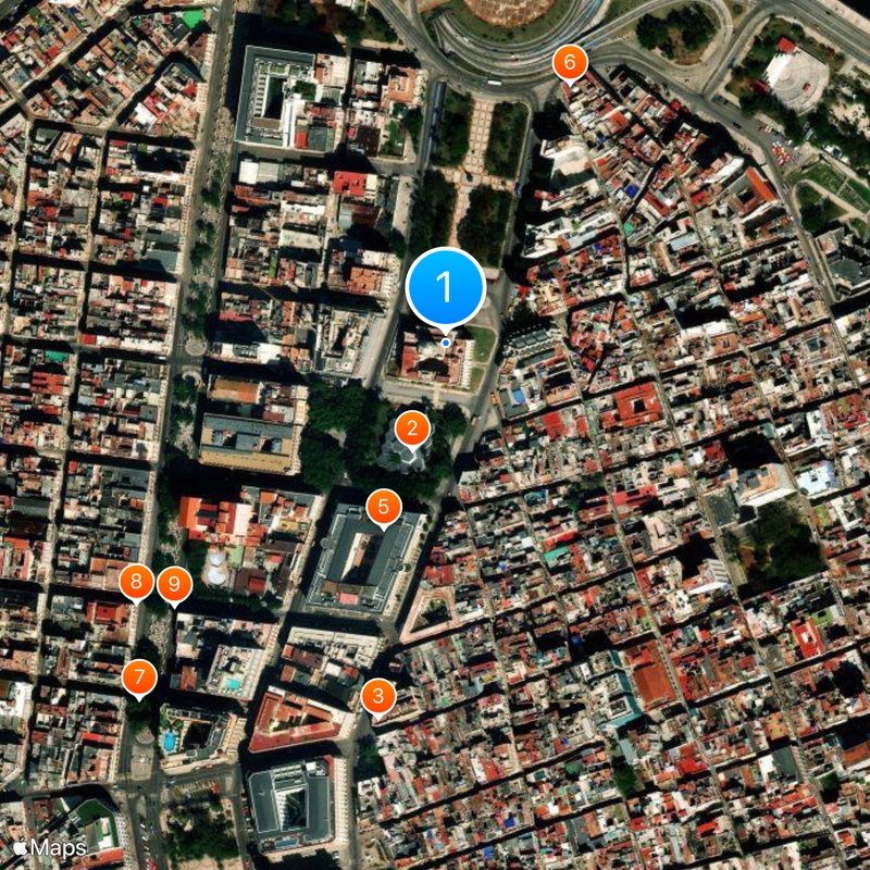 Museo de la Revolución Mapa