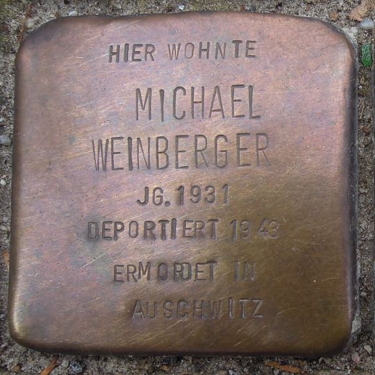 Stolperstein em memória de Michael Weinberger
