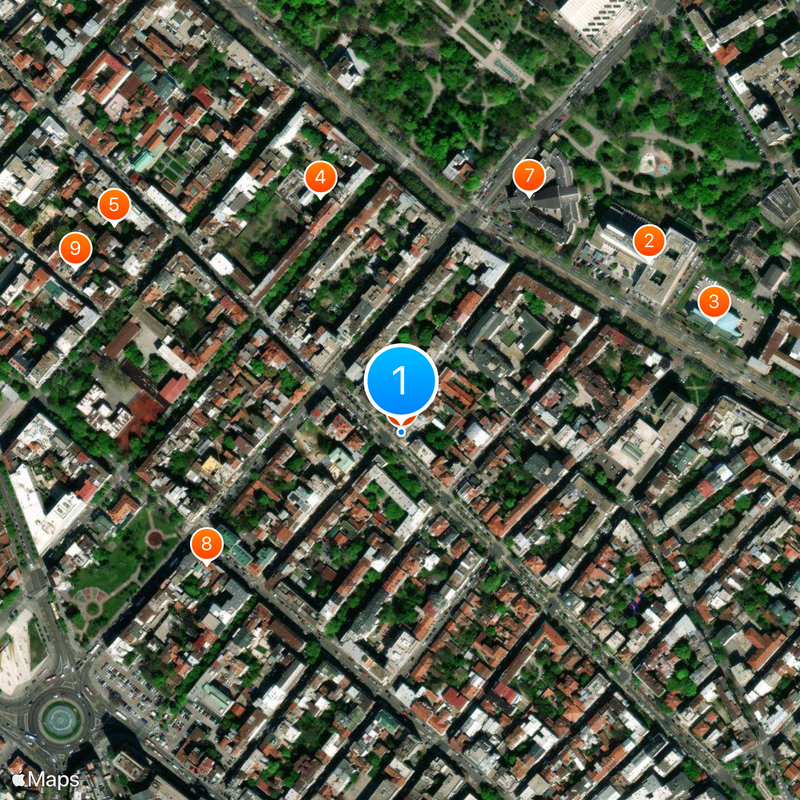 Nikola Tesla Museum, Belgrade, Serbia Map