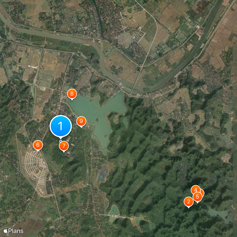 Bái Đính Temple Kaart